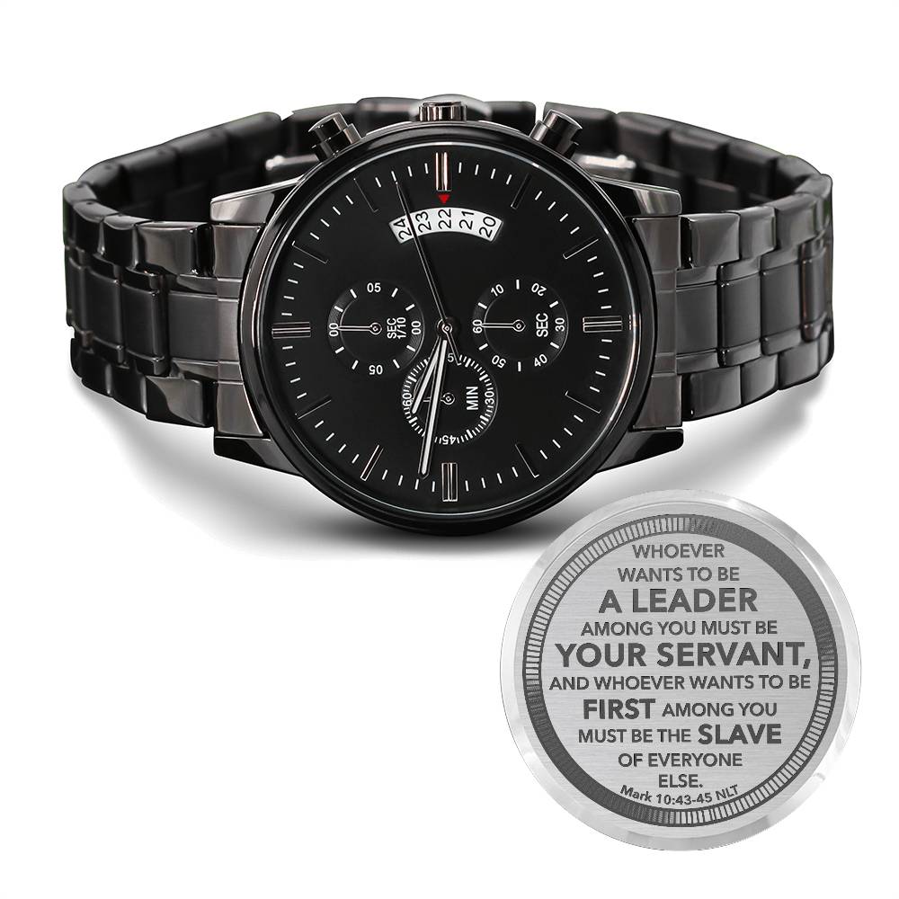 Whoever Wants to Be a Leader (Mark 1043) – Men's Watch