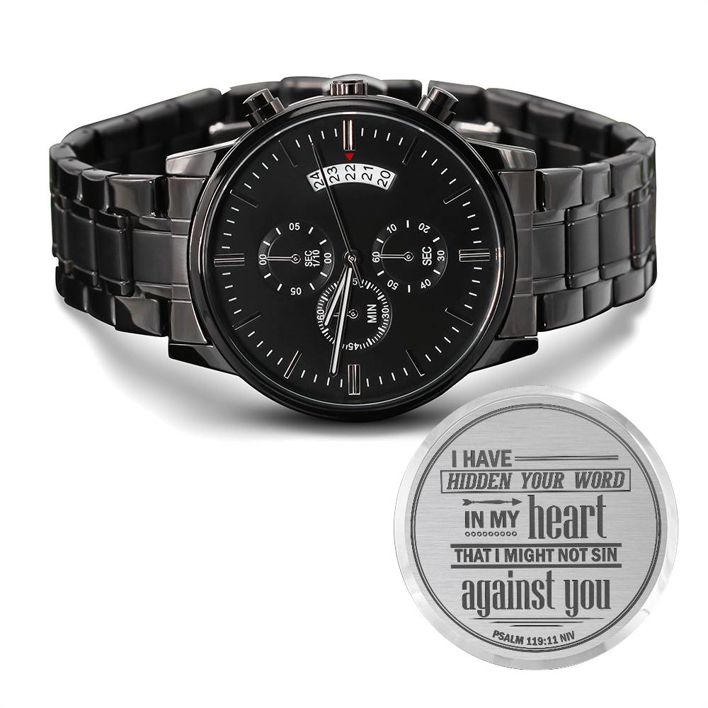 I Have Hidden Your Word (Psalm 11911) – Men's Watch