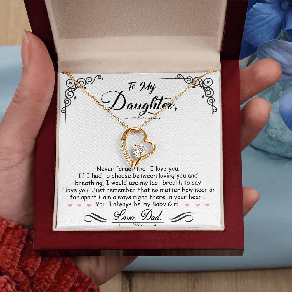 My Baby Girl - Forever Love Necklace