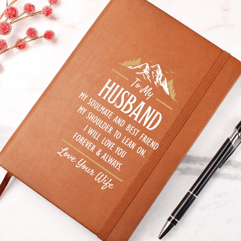 My Soulmate and Best Friend - Leather Journal