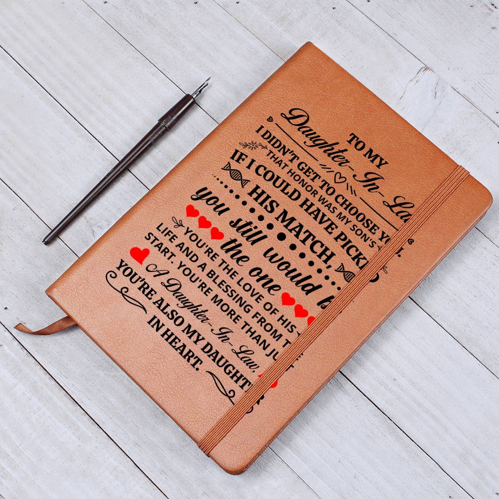 To My Daughter-in-Law Honor – Leather Journal
