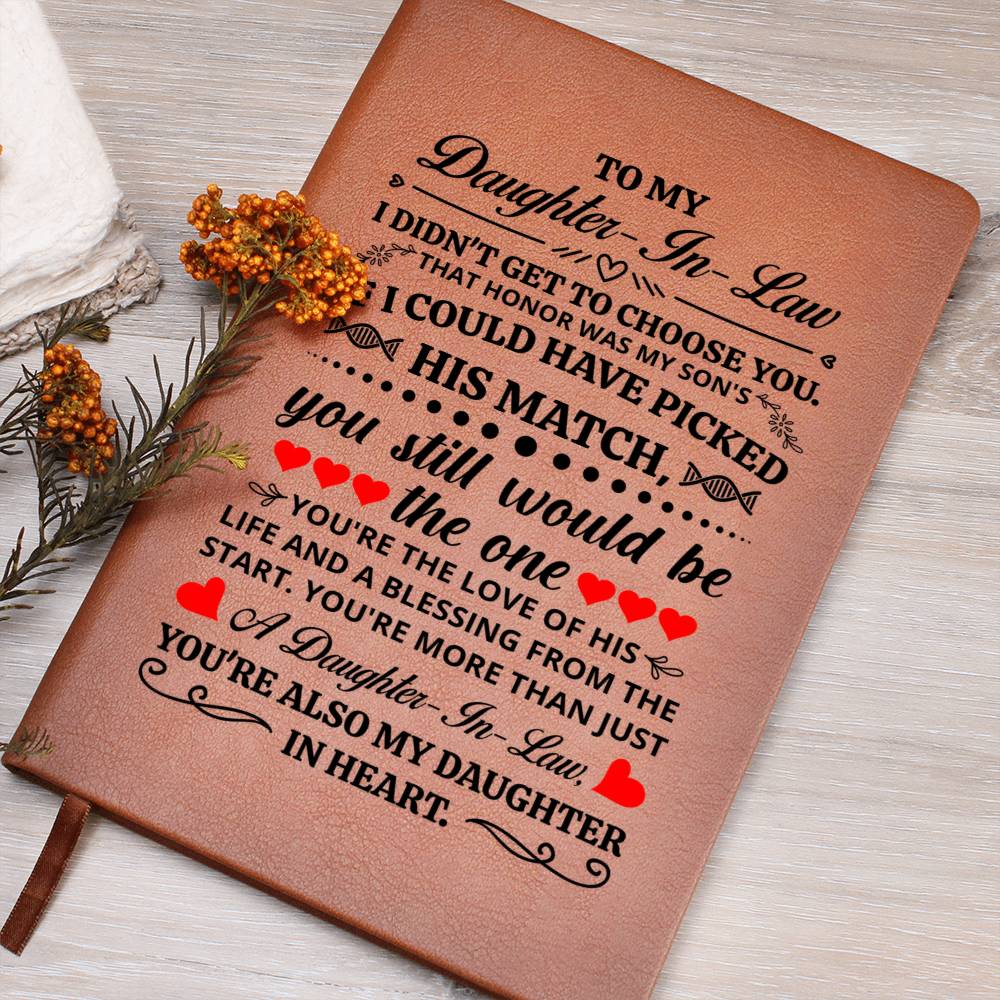 To My Daughter-in-Law Honor – Leather Journal