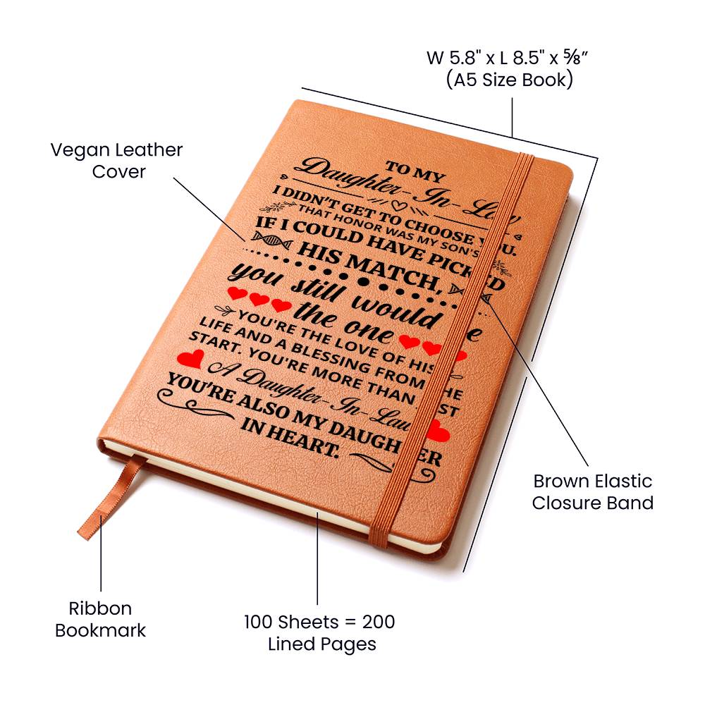 To My Daughter-in-Law Honor – Leather Journal