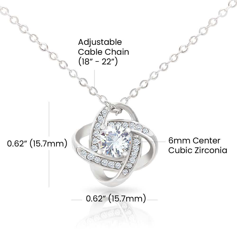 Never Forget - Love Knot Necklace