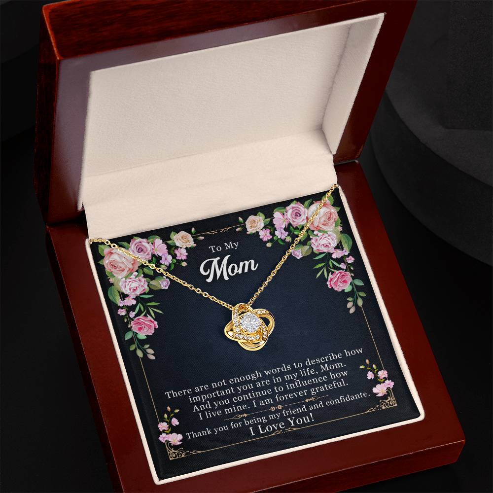 Forever Grateful - Love Knot Necklace