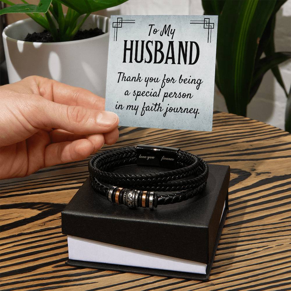 Being Special - Mens Leather Bracelet