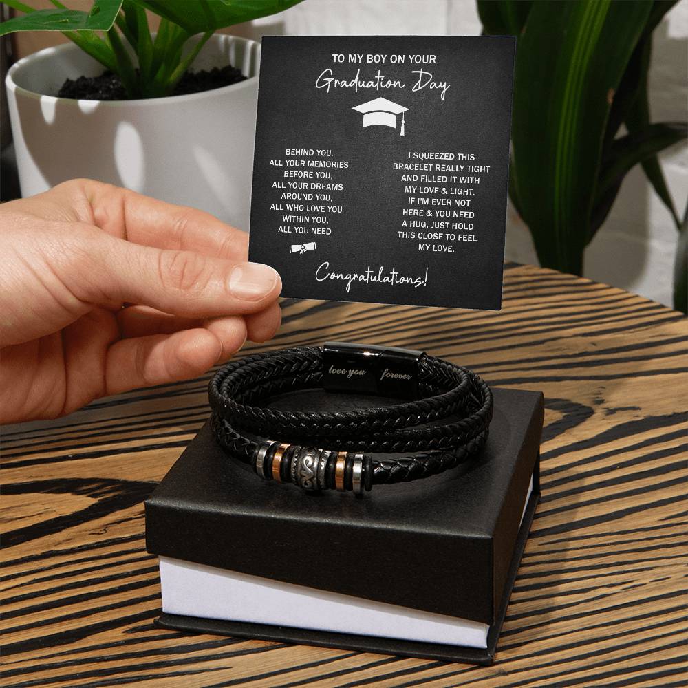To My Boy Graduation Dreams (Love You) – Bracelet