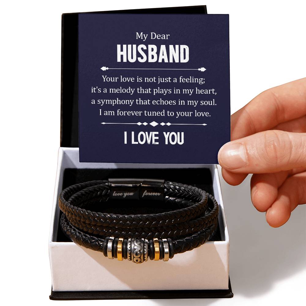 Your Love is not Just a Feeling - Means Leather Bracelet