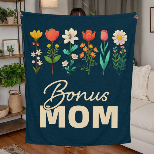 Bonus Mom – Jersey Fleece Blanket