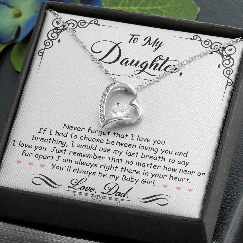 My Baby Girl - Forever Love Necklace