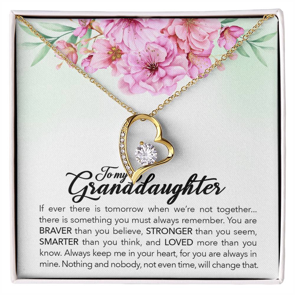 Brave Granddaughter - Forever Love Necklace
