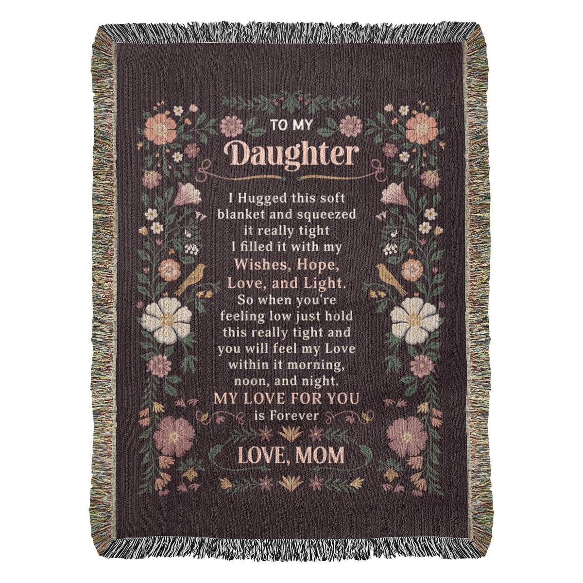 To My Daughter - Heirloom Blanket