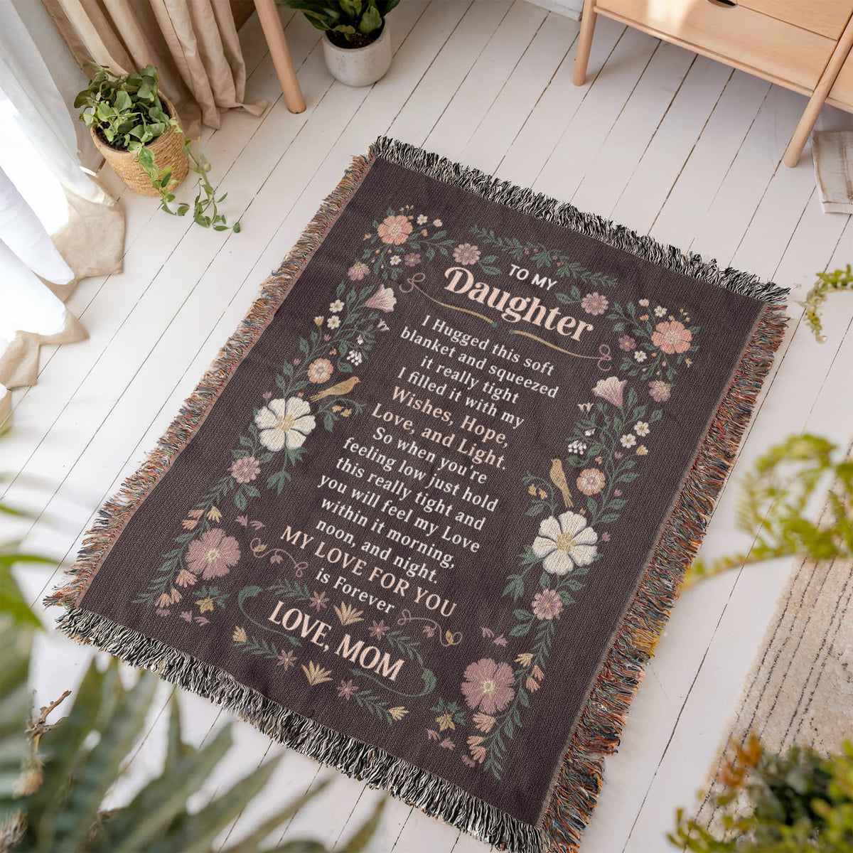 To My Daughter - Heirloom Blanket